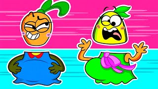 I was Adopted by Vegetables!! || Good Baby or Bad Baby? || Funny Pregnancy Moments by Avocado Couple
