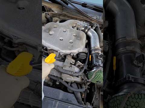 Infiniti g35 coupe misfiring and bad idle turns out it was bad injectors o-rings #infiniti #p0507