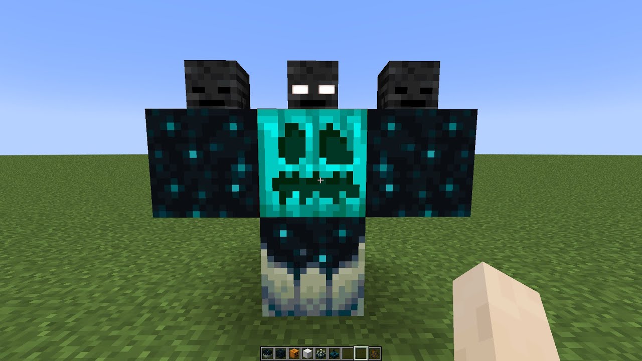 what if you create a NEW WARDEN WITHER in MINECRAFT - YouTube