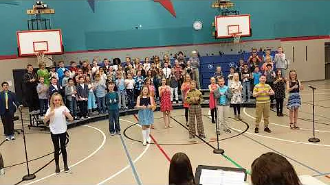 2018 5th Grade Musical (Jukebox Time Machine) pt1
