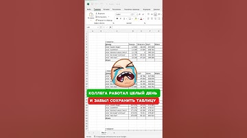 Коллега забыл сохранить таблицу🤦‍♂️