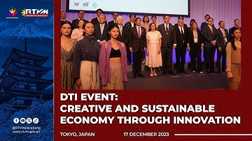 DTI Event: Creative and Sustainable Economy Through Innovation 12/23/2023