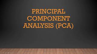 Principal component analysis in Bangla - part 1