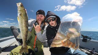 Live Bait Rigging for Walleyes! (Mille Lacs Lake)