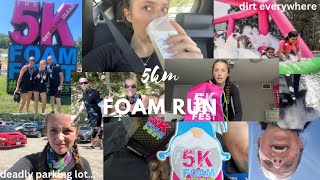 5km foam run 🏃‍♀️ 💨