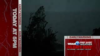 WDAM Promo - Weather Tease - WDAM 7 News at 5: Early Warning [3/24/23] (:15) screenshot 4
