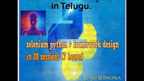 From Zero to Hero: Learn Selenium Python Fast in Telugu!