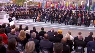 COMMÉMORATION DE L'ARMISTICE À PARIS: MACRON APPELLE À LA PAIX