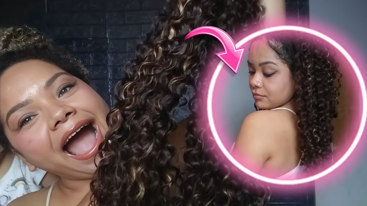 COMPREI CABELO CACHEADO NA SHOPEE (enviado da china)