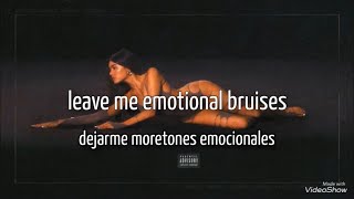 madison beer - emotional bruises lyrics español