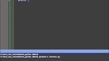Python 3: Programming Tools Tutorial Video: Iterators and Generators