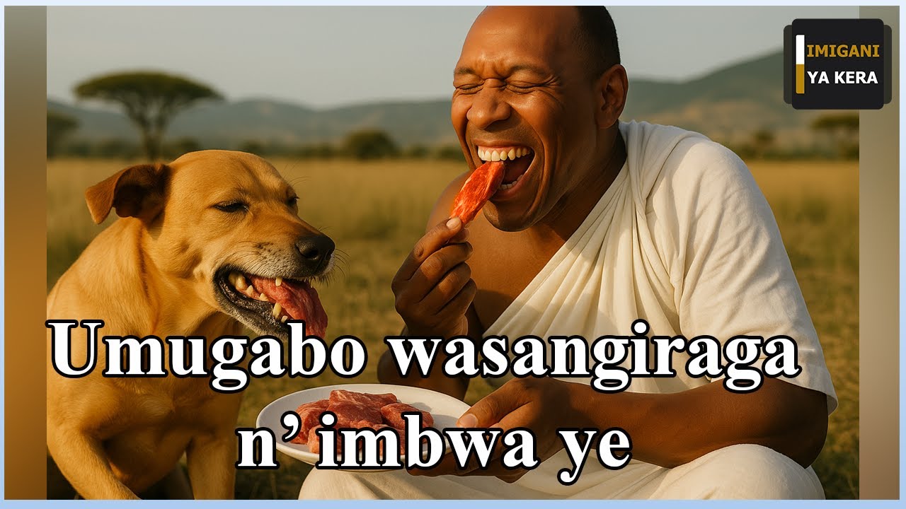 Imbwa na Shebuja basangiraga inyama (imigani 3 ku mbwa)