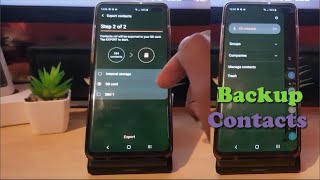 How to Backup Contacts Samsung S10 screenshot 4