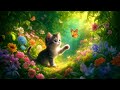 Adorable animals and happy good morning jazz  cafe background music to work study relax  destress