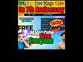 OMG !😲 FREE MAGIC CUBE EVENT ON 7TH ANNIVERSARY IN FF 😱#shorts #shortvideo #youtubeshorts #freefire