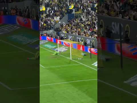 هدف خيالي من كريستيانو رونالدو في الدوري السعودي مع النصر ضد الخليج