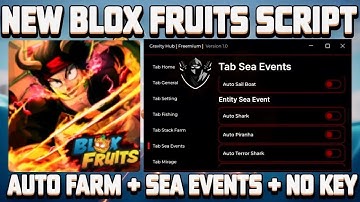 Blox Fruits Script (Roblox) * NO KEY *Auto Farm + Auto Boss + Sea Events(Delta Executor) Update 27.6