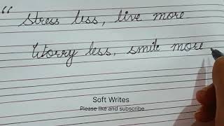 Quote 5 | Beautiful quotes in cursive writing ✨ | Handwriting practice | Positive Thoughts. screenshot 1