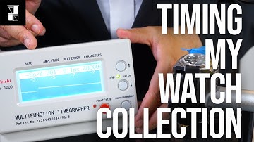 Putting My Watch Collection on the Timegrapher (ROLEX, OMEGA, GRUEN)