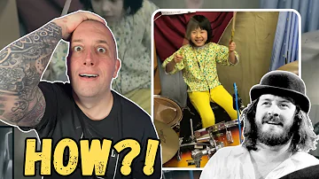 8 Year-Old Drummer Yoyoka Plays Good Times Bad Times (LED ZEPPELIN) || John Bonham Reincarnated?!