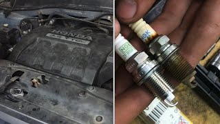 “changing” SPARK PLUGS on a honda pilot 3.5 vtec