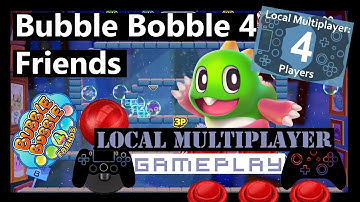 Bubble Bobble 4 Friends (Switch) 4 Player Local Co Op Review - Gameplay