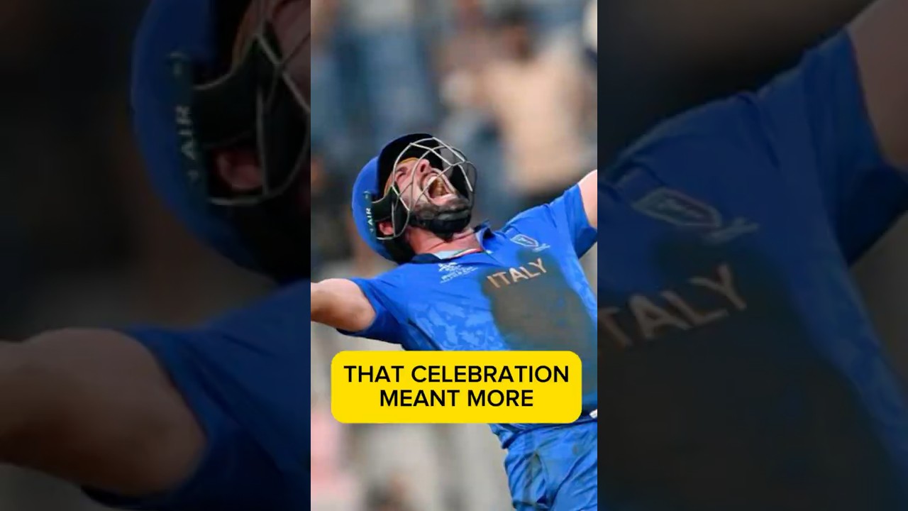 Italy’s AJ Mosca reveals the emotional reason behind his celebration