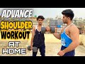 Advance shoulder workout at home no gym guidance by badri fitness