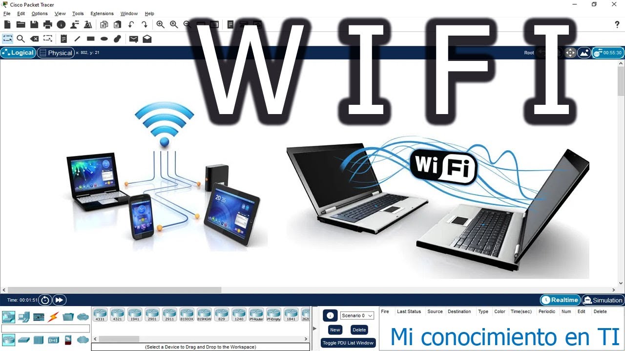 Configuración de una Red WiFi en Cisco Packet Tracer [Interfaz Gráfica ...
