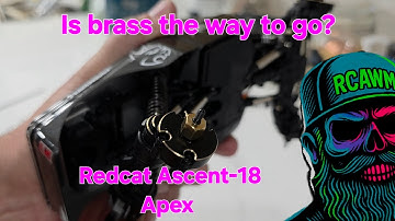 Redcat Apex installing Brass Axle Cover & Wheel Hex Hubs Upgrade!