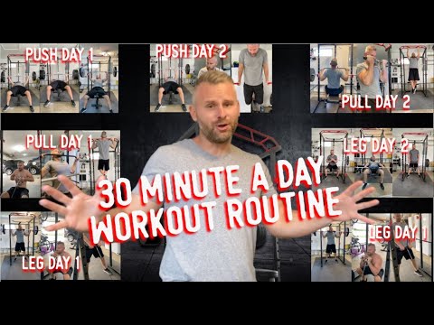 Видео: My 30 Minute A Day Workout Routine