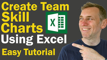 Excel Charts for Beginners - Create Team Skill Charts In Excel to Enable Skill Gap Analysis