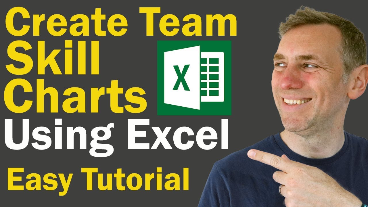 Excel Charts for Beginners - Create Team Skill Charts In Excel to Enable Skill Gap Analysis