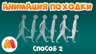 КАК СДЕЛАТЬ МУЛЬТИК? Анимация походки в Moho. Способ 2