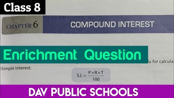 DAV class 8 maths chapter 6 Enrichment Question