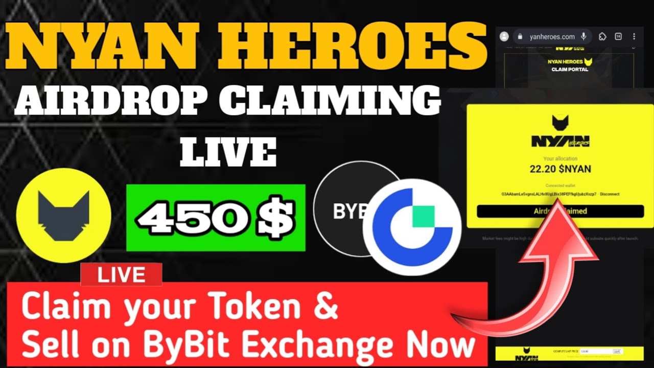 Nyan Token How to Claim Nyan Heroes Tokens | $Nyan Tokens Withdrawal | Nyan Token ...