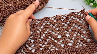You Won’t Believe How Easy This Crochet Lace Stitch Is! 🧶 Perfect for Summer Projects