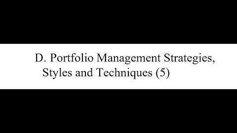Series 66 Exam Prep Portfolio Management EXPLICATION (5 questions)