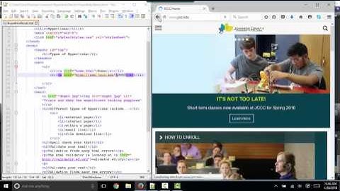 Five different types of html hyperlinks