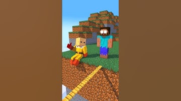 HELP Herobrine Move a Mountain VS Entity VS Notch #herobrine #minecraft #shorts #saitama