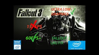 Fallout 3 LAG FIX&GAMEPLAY|4GB|UHD 605|intel pentinum silver N5030