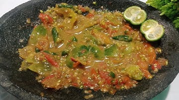 Resep sambal terasi  yang enak khas Lampung