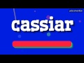 CASSIAR - HOW TO PRONOUNCE IT!?