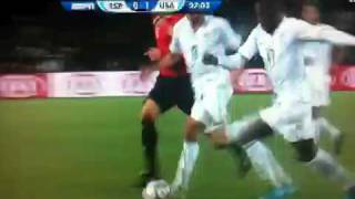 Jozy Altidore Scores First Goal Vs Spain
