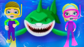 Zombie Shark Let's Go Hunt / Kids Songs Compilation