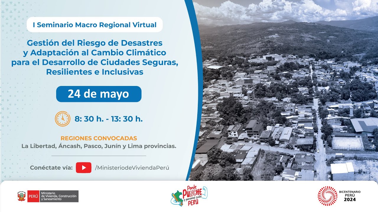 Gestión del Riesgo de Desastres y Adaptación al Cambio Climático - 24 de mayo
