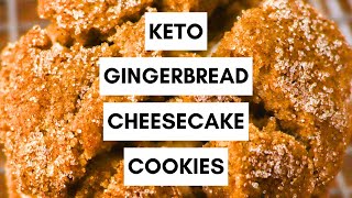 Keto Gingerbread Cheesecake Cookies | Easy Low Carb Holiday Dessert by Olivia Wyles-Easy Keto Recipes Made For Real Life 350 views 5 months ago 2 minutes, 25 seconds