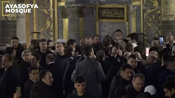 Ayasofya Camii Cumhurbaşkanı Erdoğan'dan Bayram Selamlığı