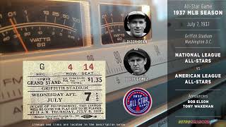 1937-Jul-07 • MLB All-Star Game - Classic Baseball Radio Broadcast