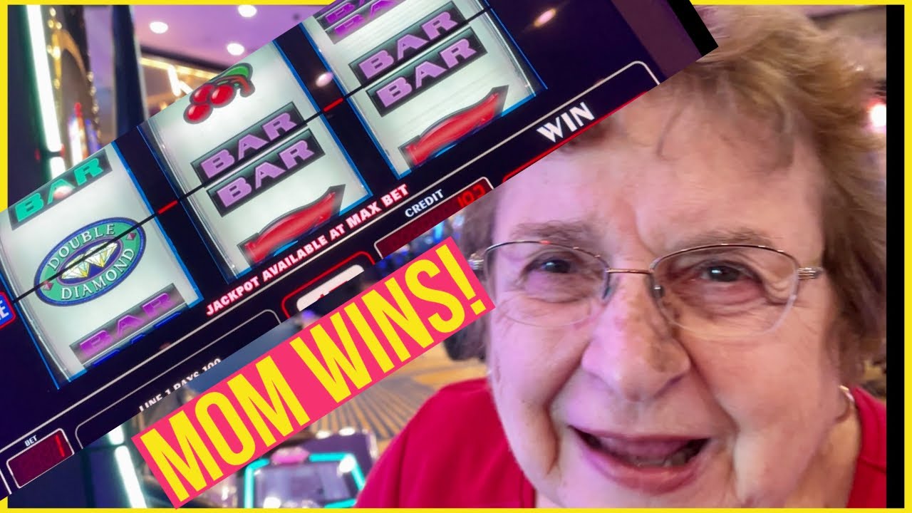 Mom Brings Her Luck To The New Foxwoods High Limit Room! Wheel Of Fortune Double Diamond !